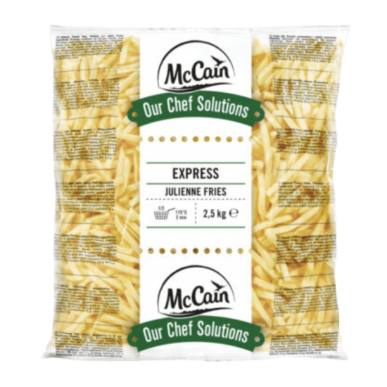 McCain Julienne Frites Express Salée