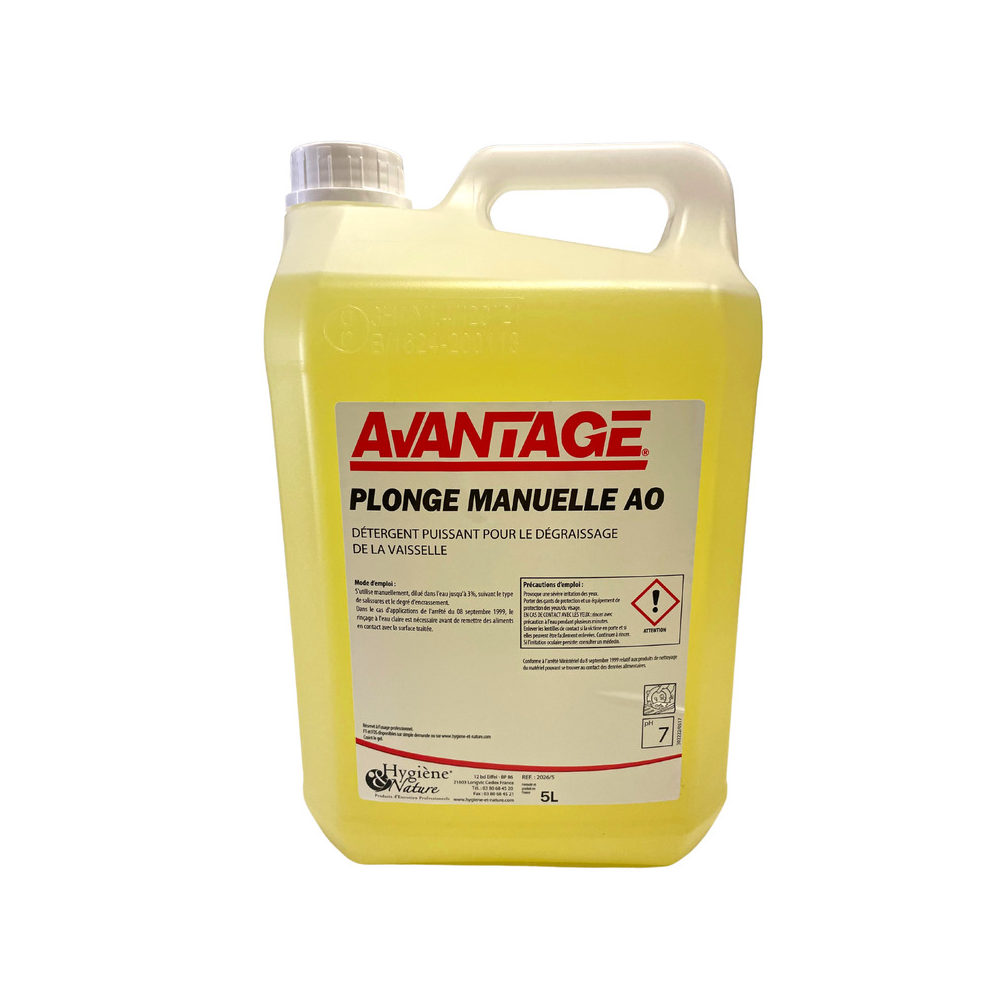 Avantage Liquide Plonge Manuel