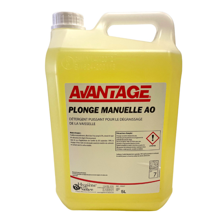 Avantage Liquide Plonge Manuel