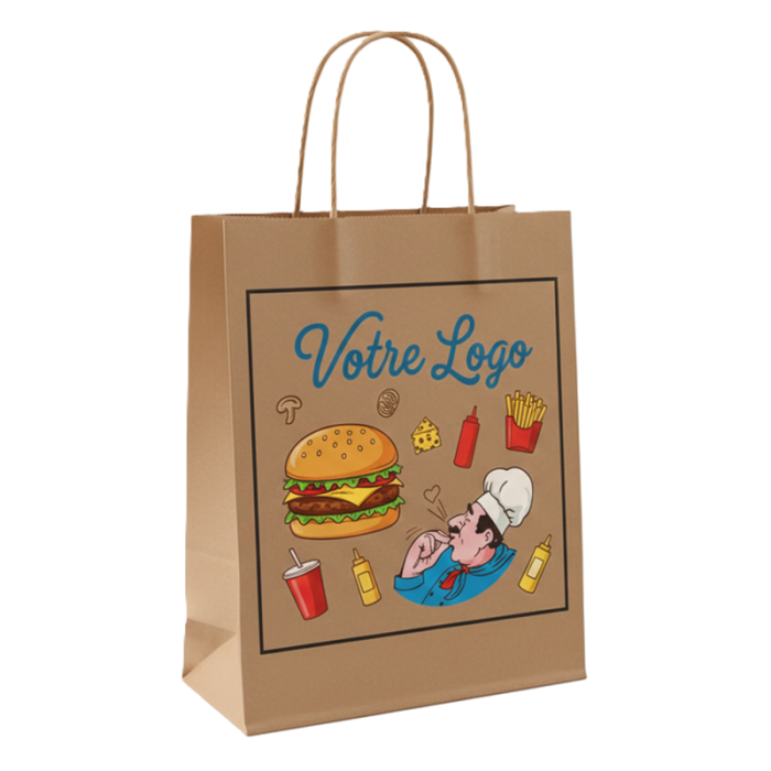 Sac en Kraft Personnalisée